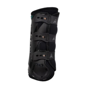 Acavallo - Dressur-Gamacher, Anatomiske, Bagben - L / BLACK