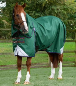 Premier Equine Akoni d�kken med aftagelig hals - 0g - Gr�n, 5,0" (115cm)