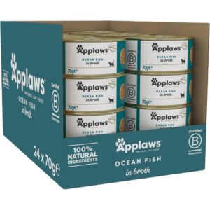 Applaws Cat D�semad, Ocean Fish in Broth, 24 x 70g