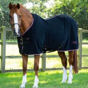 Premier Equine Asure Fleece Cooler d�kken - Sort - 5,6" (125cm)