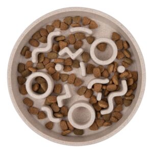 BAMBOO Slow Feeder til Katte - Beige
