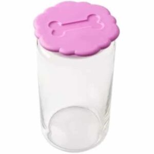 BISCUIT Opbevaringsglas til Hundekiks - Pink