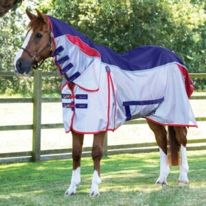 Premier Equine Buster Stay-Dry Super Lite insektd�kken - Navy