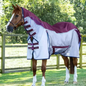 Premier Equine Buster Stay-Dry Super Lite insektd�kken - Vinr�d