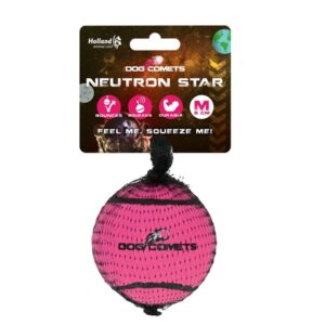 Dog Comets Tennisbold Pink, Medium