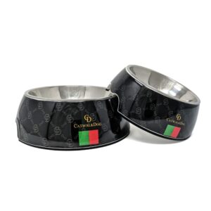 CatwalkDog Fashionista 2 In 1 Dog Bowl - Large