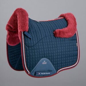 Premier Equine European CC Merino dressurunderlag - Navy/Burgundy