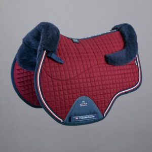 Premier Equine European CC Merino spring underlag - Burgundy/Navy