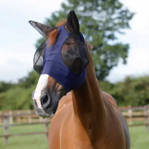 Premier Equine Comfort Lycra insektmaske - Navy
