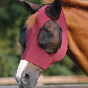 Premier Equine Comfort Lycra insektmaske - Wine
