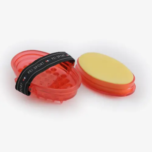 Premier Equine vaskestrigle med svamp - Sort/r�d