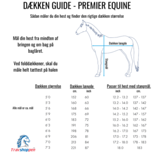Premier Equine Stratus 600D Series - 0g - Navy, 6,6" (145cm)