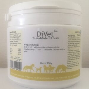 Vetcur DiVet pulver tilskud til hest, 300g