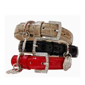 WOUAPY "Croco" Hundehalsb�nd (50 cm) - Beige