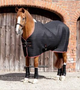 Premier Equine Dry-Tech Cooler d�kken - Sort - 6,3" (140cm)