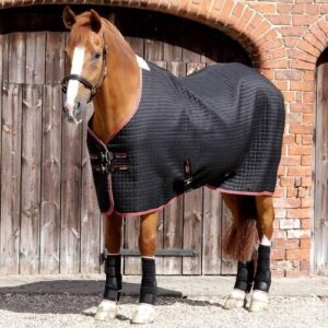 Premier Equine Dry-Tech Cooler d�kken - Sort - 6,9" (155cm)