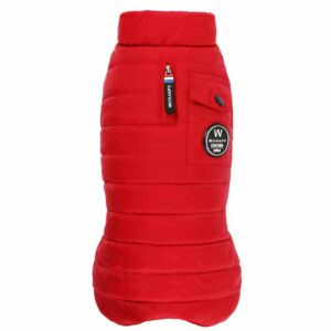 WOUAPY Doudoune Hundefrakke (R�d)