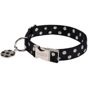 WOUAPY Hundehalsb�nd med Polkaprikker - Medium - R�d