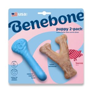 Benebone 2-pack tyggeleget�j til hvalpe