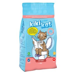 KIKI KAT kattegrus, med babypudder, 5 liter