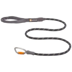 Ruffwear Knot-A-Leash hundeline, Obsidian Black, 7 mm