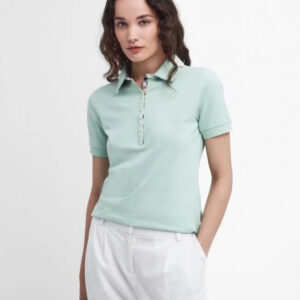 Barbour - Dame, Polo, Portsdown - Bayleaf/Primrose Tartan - 10 / Bayleaf/Primrose Tartan