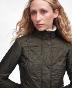Barbour - Jakke, dame, Cavalry Polarquilt - Olive / 40