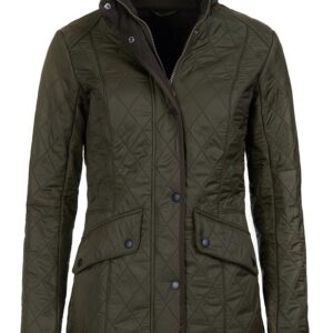 Barbour - Jakke, dame, Cavalry Polarquilt - Olive / 38