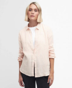 Barbour - Dame, Skjorte, Marine, Apricot Crush - 12 / Apricot Crush