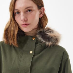 Barbour - Dame. jakke, Deer Jacket - Olive/Forest Mist - Olive/Forest Mist / 40