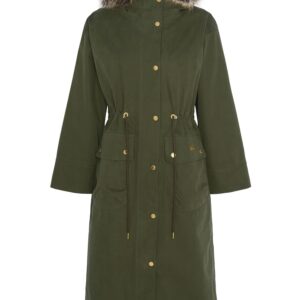 Barbour - Dame. jakke, Deer Jacket - Olive/Forest Mist - Olive/Forest Mist / 42
