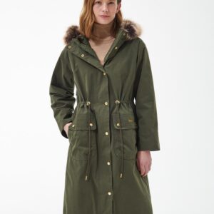 Barbour - Dame. jakke, Deer Jacket - Olive/Forest Mist - Olive/Forest Mist / 36