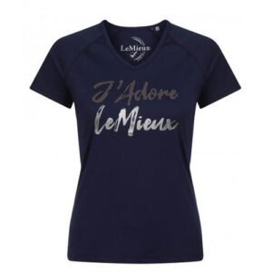 LeMieux t-shirt "Adore" - Navy - XS