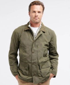 Barbour - Herre, Jakke, Ashby Casual - Olive - Olive / M