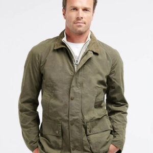 Barbour - Herre, Jakke, Ashby Casual - Olive - Olive / L