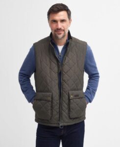 Barbour - Herre, Vest, Fernwood Gilet - XXL / Dark Olive