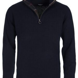 Barbour - Sweater, herre, Holden Half Zip - Navy / L