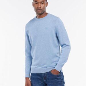 Barbour - Herre, Pullover, Pima Cotton Crew, Chambray - L / Chambray
