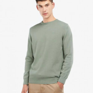 Barbour - Herre, Pullover, Pima Cotton Crew, Agave-green - L / agave-green