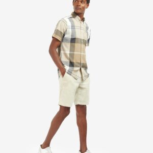 Barbour - Herre, Kort�rmet Skjorte, Douglas - Amble Sand Tartan - M / Amble Sand Tartan