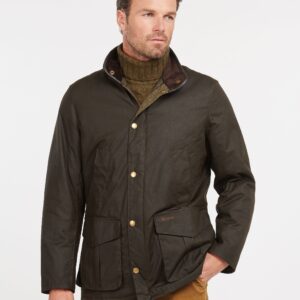 Barbour - Jakke, herre, Hereford Wax - Olive / M