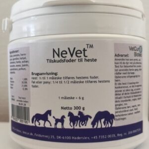 Vetcur NeVet pulver tilskud til hest, 300g