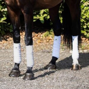 Premier Equine Polo Fleece bandager - Hvid