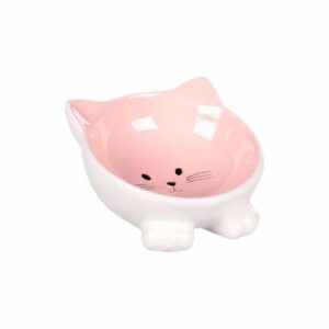 Puzi Fodersk�l til Katte (Rosa)