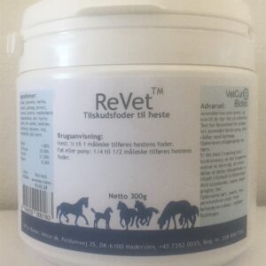 Vetcur ReVet pulver tilskud til hest, 300g