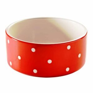 MASON CASH "Polka Dot" Hundesk�l - R�d