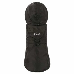 WOUAPY Essential Regnfrakke til hunde (Sort)