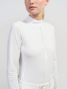 Samshield - Tr�je, lang�rmet, Julia Crystal leaf, Hvid - WHITE / XXS