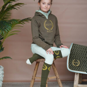 Joline - B�rn, Hoodie, Gr�n - 110-116 / Green