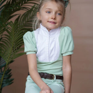 Joline - B�rn, T-shirt, korte �rmer,Josephine, Lys gr�n - 110-116 / Green